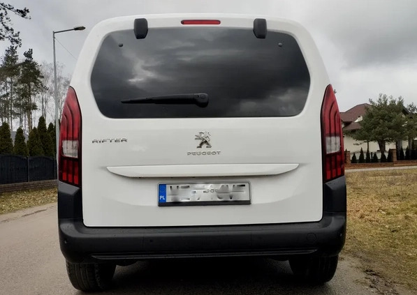 Peugeot Rifter cena 33999 przebieg: 245000, rok produkcji 2018 z Wolin małe 254